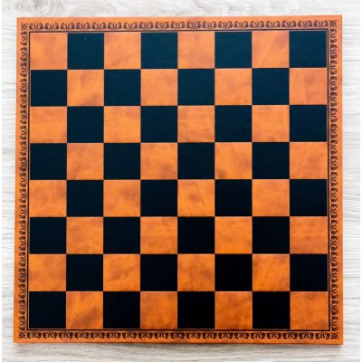 Kožená šachovnice hnědo-černá – Zboží Dáma