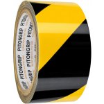 Verk Group Vinylová výstražná páska 49 mm x 18 m samolepící žluto-černá – Hledejceny.cz