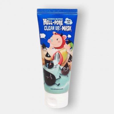 Elizavecca Hell Pore Clean Up Mask Slupovací maska na nos s aktivním uhlím 100 ml