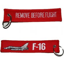 Přívěsek na klíče remove before flight F 16