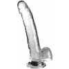 Dilda Pipedream King Cock Clear Cock with Balls 9" Transparent