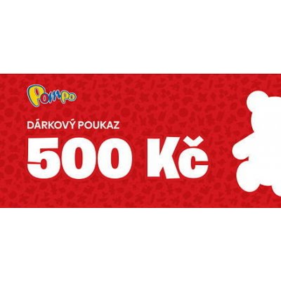 Dárkový poukaz Pompo 500 Kč – Zboží Dáma