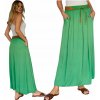Dámská sukně Fashionweek dámská dlouhá letní sukně s kapsami a páskem ZIZI00 zelená