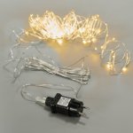 NEXOS 92017 Světelný LED drátek 100 LED diod 10 m teple bílá – Hledejceny.cz