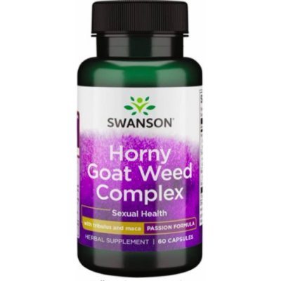 Swanson Horny Goat Weed Complex, 60 kapslí
