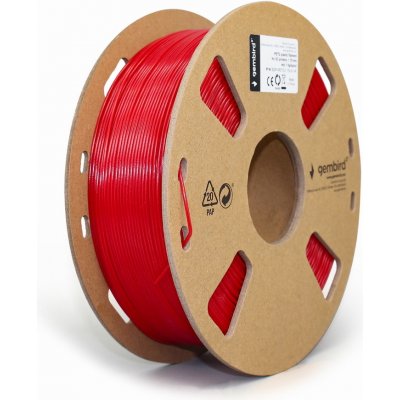Gembird 3DP-PETG1.75-01-R PETG, 1,75mm, 1kg, červená – Zboží Živě