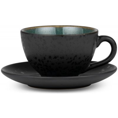 Bitz Zelený černý keramický šálek na cappuccino Gastro Green Black 240 ml – Hledejceny.cz