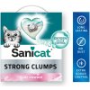 Stelivo pro kočky SANICAT Strong Clumps bentonitový kočkolit Baby powder 6 l