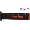 Moto řídítko Domino Rukojeti DOMINO 184160510 černá/červená DOMINO 184160510