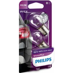 Philips VisionPlus 12499VPB2 P21/5W BAY15d 12V 21/5W