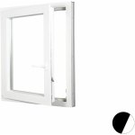 ALUPLAST Plastové okno jednokřídlo bílé 50x80 Levé, Dvojsklo – Hledejceny.cz