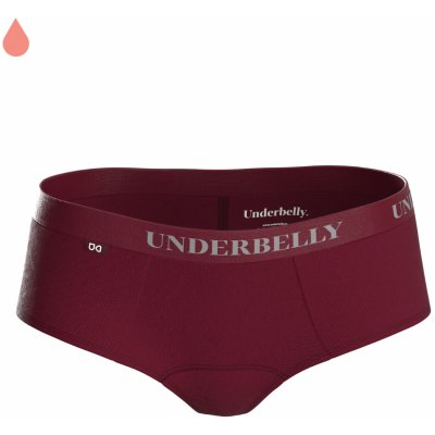 Underbelly menstruační kalhotky LOWEE bordó bordó z mikromodalu Pro velmi slabou menstruaci – Hledejceny.cz