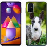 Pouzdro mmCase gelové Samsung Galaxy M31s - anglický bulteriér