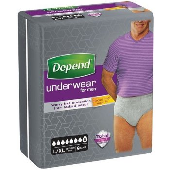 Depend Maximum L/XL pro muže 9 ks