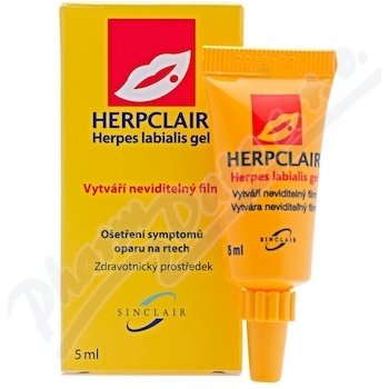 Herpclair herpes labialis gel 5 ml