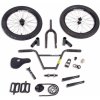 Doplňky na kolo Stolen/Fiction Freecoaster V8 BMX Build Kit Matte Black Right hand drive