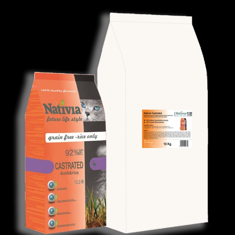 Nativia Cat Castrate 10 kg