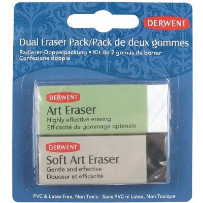 DERWENT Dual Eraser Pack - balení 2 ks – Zboží Dáma