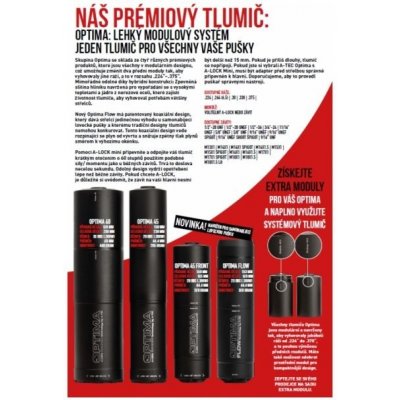 A Tec OPTIMA 45, .375" 9,5mm na adaptér A-LOCK Mini – Zboží Dáma