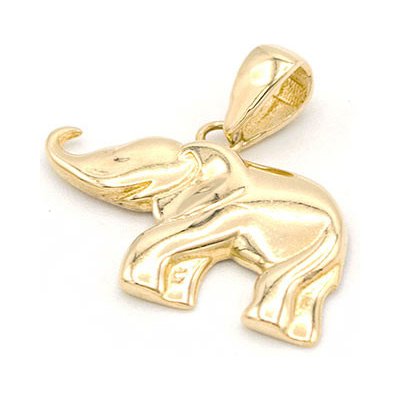 B&B Goldinvestic Zlatý přívěsek slon N6140