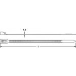 KSS HV250S Stahovací pásky 250x4,5 mm, 100 ks – Sleviste.cz