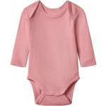 Lupilu Dětské body s dlouhými rukávy z merino vlny a hedvábí světle růžová – Sleviste.cz