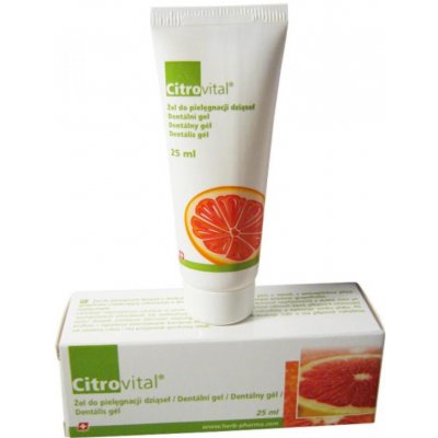HerbPharma Citrovital Dentální gel pro dospělé 25 ml – Hledejceny.cz