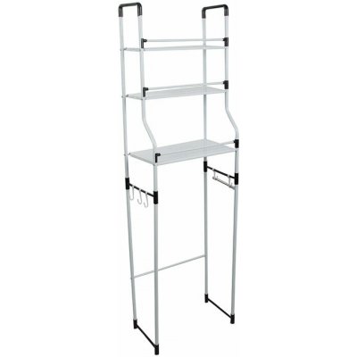 Verk 27359 Úložný regál se 3 policemi nad pračku 157 x 64 x 17 cm, bílý – Zboží Mobilmania