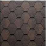 Tegola ECO ROOF Hexagonal hnědá 1m² – HobbyKompas.cz