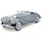 Maisto MA-36862 Mercedes-Benz 500 K Typ Specialroadster 1936 šedá metalíza 1:18 – Hledejceny.cz