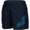 Arena Boys' Logo Beach Shorts R chlapecké šortky Navy-Turquoise