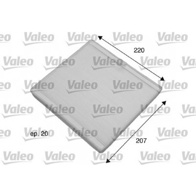 Filtr, vzduch v interiéru VALEO 698769 – Hledejceny.cz