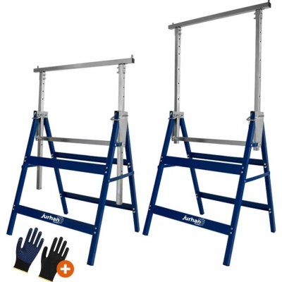 Jurhan Teleskopické lešenářské kozy sada 2 ks 69x57x81-130cm 55000 – Sleviste.cz