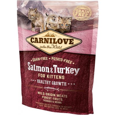 Carnilove Salmon & Turkey for Kittens Healthy Growth 400 g – Zbozi.Blesk.cz