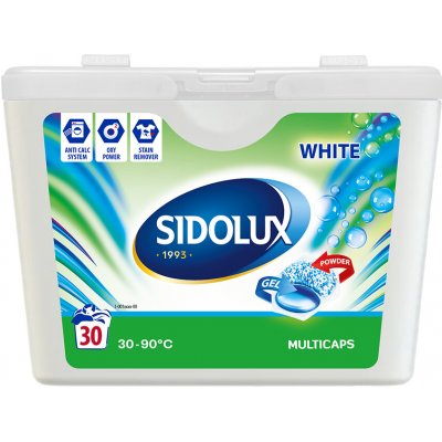 Sidolux White Multicaps Kapsle na praní bílého prádla 30 PD – Sleviste.cz