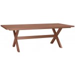 WOOOD Jia 220 x 105 cmHnědý hliníkový zahradní jídelní stůl – Hledejceny.cz