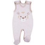 EEVI Kojeneký dupačky Baby Love béžové – Sleviste.cz