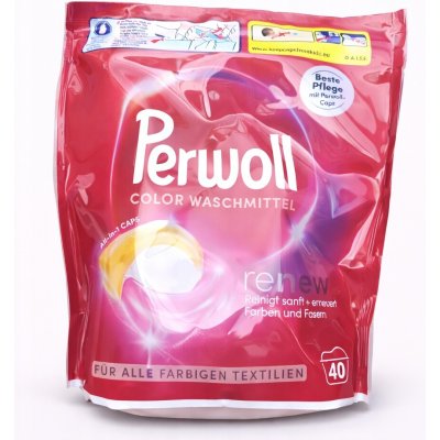 Perwoll Renew Caps kapsle na barevné prádlo 40 PD – Hledejceny.cz