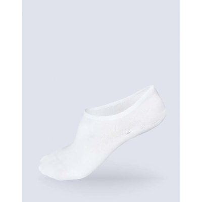 Gina dámské ponožky neviditelné uzavřené 2 páry bezešvé Bambusové 82006P bílá – Zboží Mobilmania