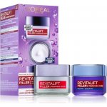 L'Oréal Paris Revitalift Filler HA denní pleťový krém Revitalift Filler HA 50 ml + noční pleťový krém Revitalift Filler HA 50 ml dárková sada – Hledejceny.cz