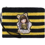 Santoro London na zip, chlupaté Bee-Loved 23 x 16 x 2.4cm – Zboží Mobilmania