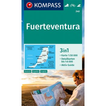 Fuerteventura, turistická mapa (Komapss, 240) - turistická mapa