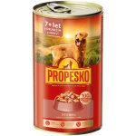 Propesko Senior drůbeží a mrkev v omáčce kousky 1240 g – Sleviste.cz