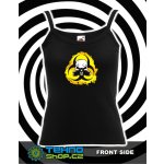 Teknoshop Mask Biohazard tekno s potiskem červené – Sleviste.cz