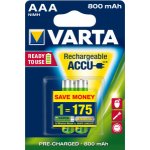 Varta Power AAA 800 mAh 2ks 56703101402 – Zboží Živě