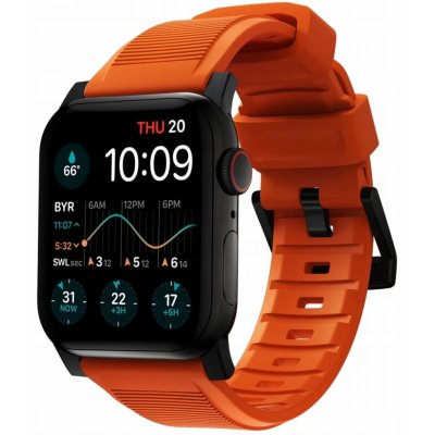 Nomad Rugged Strap Orange/Black Apple Watch 42/44/45/Ultra 49mm NM01217985 – Zboží Mobilmania