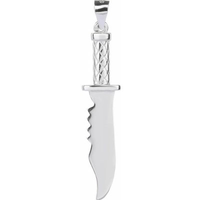 Bealio stříbrný přívěsek nůž na přežití 03 08048 1395 – Zboží Mobilmania