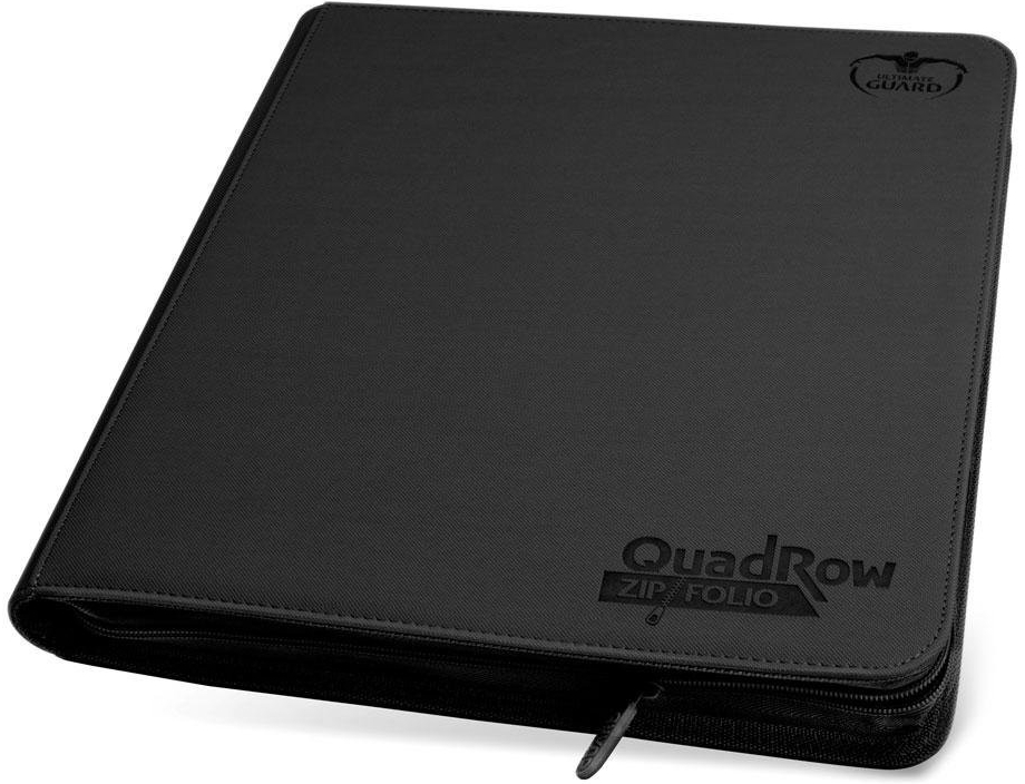 Ultimate Guard 12-Pocket QuadRow ZipFolio XenoSkin Black