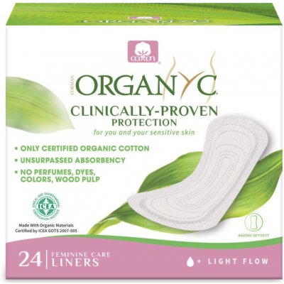 Organyc slipové vložky Light Plus 24 ks – Hledejceny.cz