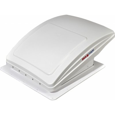 AIRVA Střešní ventilátor MaxxFan Deluxe, bílý Barva: Bílá, Výška nad střechou: 23,7 cm – Zboží Mobilmania